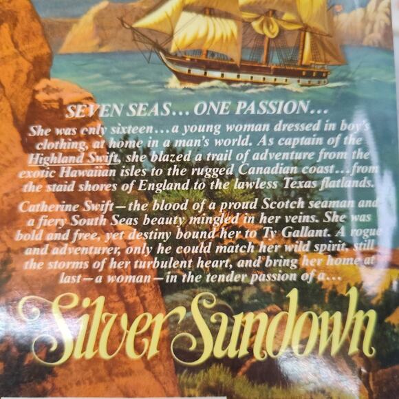 Silver Sundown by Marteen Dee Graham 1982 Dell First Printing‎ Paperback Romance - Picture 5 of 11